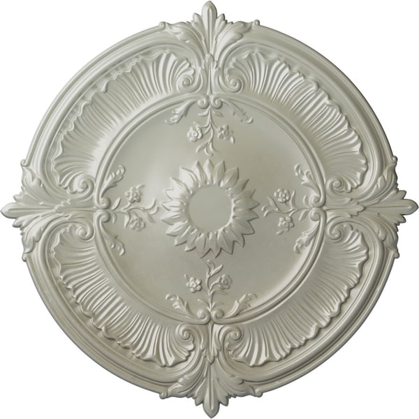 Ekena Millwork Attica Acanthus Leaf Ceiling Medallion (Canopies up to 3 1/4"), 30 1/8"OD x 1 1/2"P, Flash Copper CM30ATFCS - main